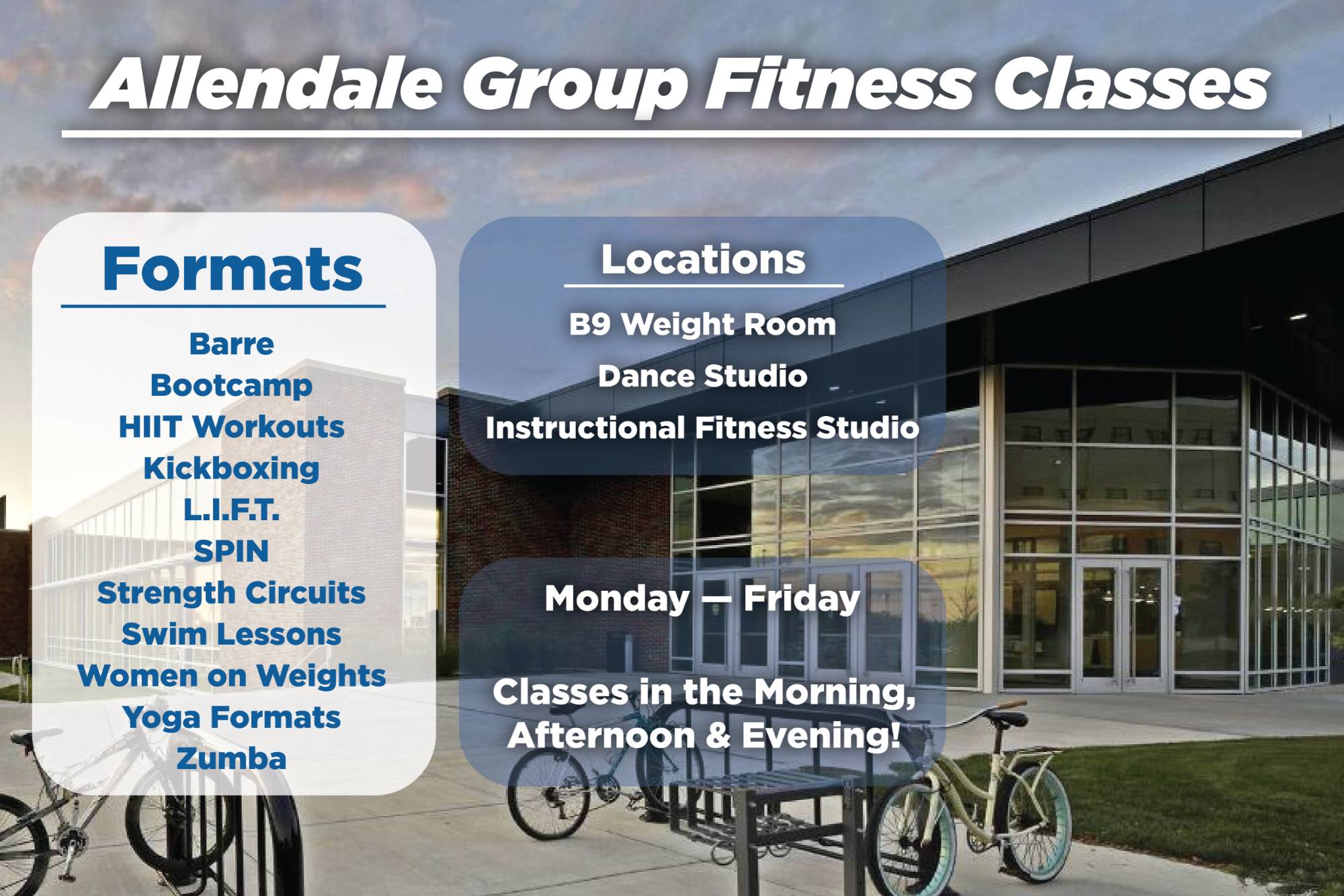 Allendale Group Exercise Information
